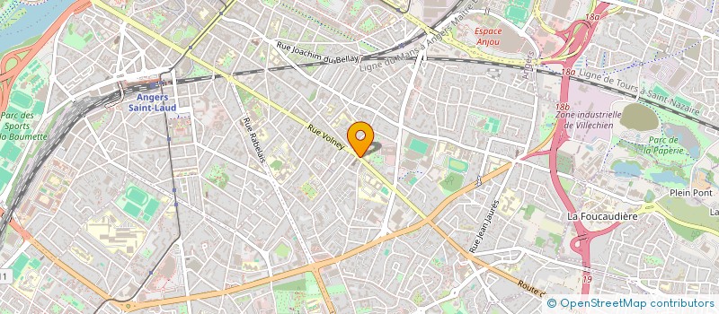 localisation de l'entreprise SECUROST à ANGERS