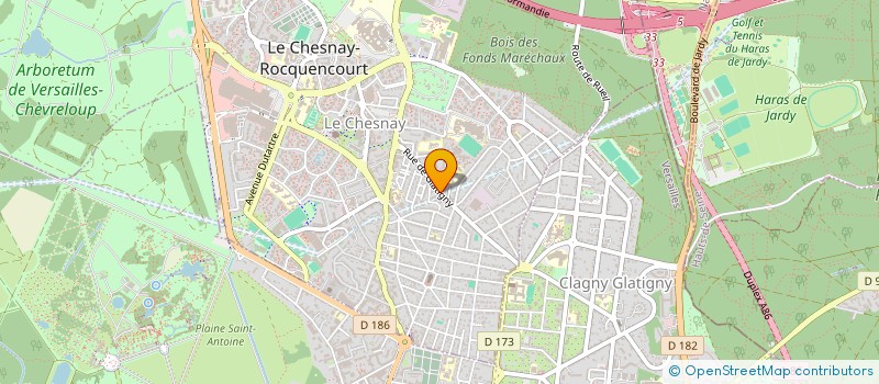 localisation de l'entreprise SECURSHIELD  LE CHESNAY-ROCQUENCOURT