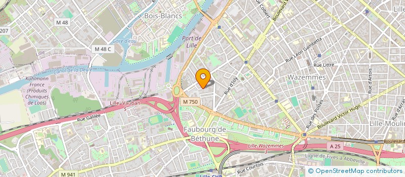 localisation de l'entreprise SECURTECH-GLT à LILLE