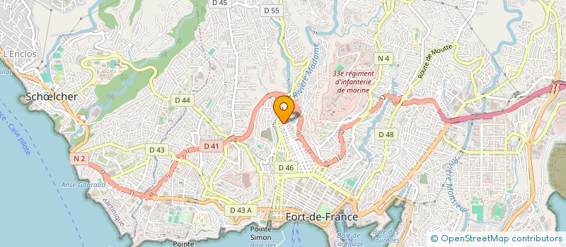 localisation de l'entreprise SECURY PLUS à FORT-DE-FRANCE