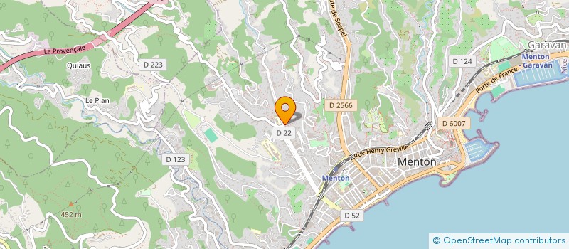 localisation de l'entreprise SECURYFRANCE à MENTON