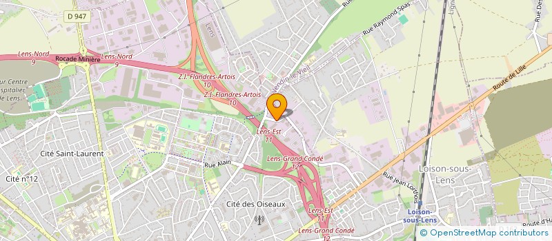 localisation de l'entreprise SECURYHOME à LENS