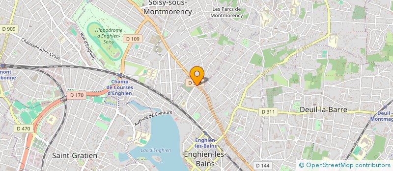 localisation de l'entreprise SECURYSTAR PRENIUM à ENGHIEN-LES-BAINS