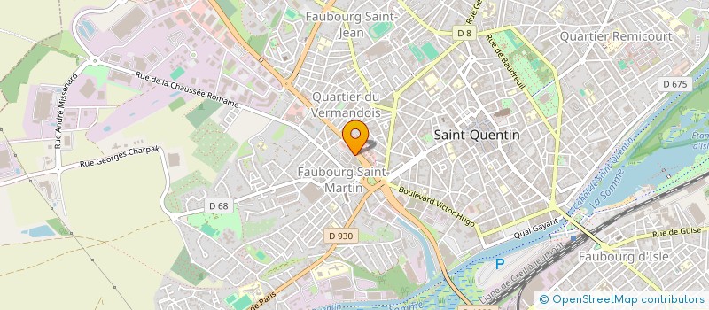 localisation de l'entreprise SECURYT à SAINT-QUENTIN