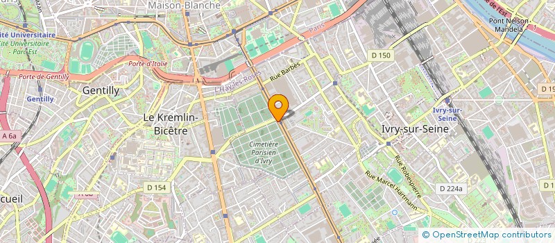 localisation de l'entreprise SECURYTES à IVRY-SUR-SEINE