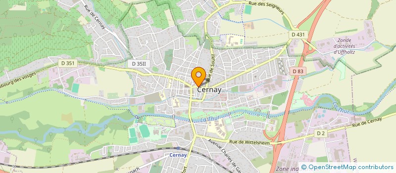 localisation de l'entreprise SECUSHOES.COM à CERNAY