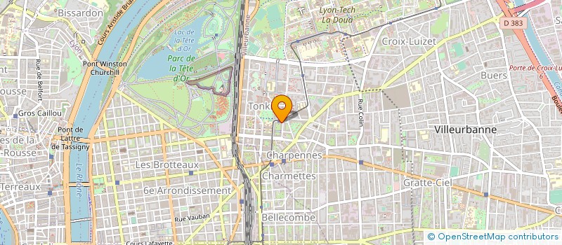 localisation de l'entreprise SECUTRUST  VILLEURBANNE