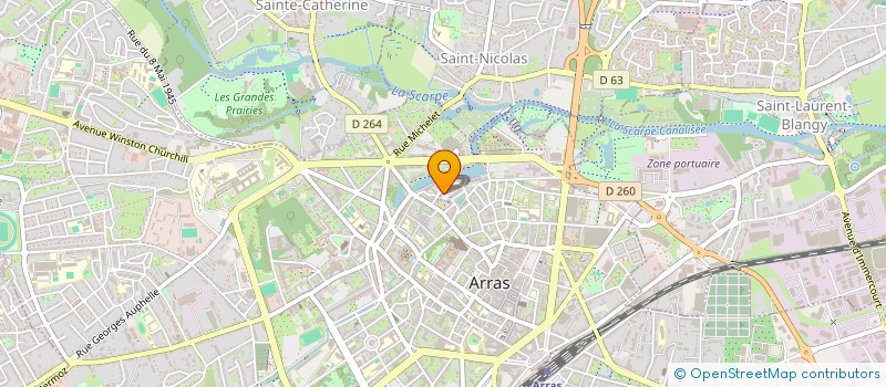 localisation de l'entreprise SECUVIGIE à ARRAS