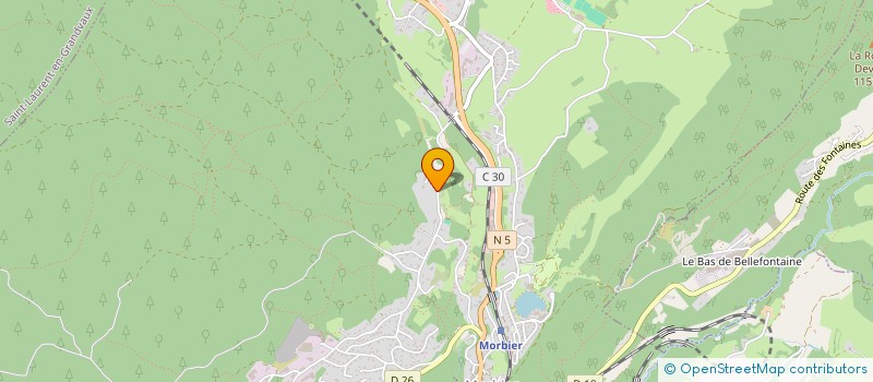 localisation de l'entreprise SECY IMMO  MORBIER