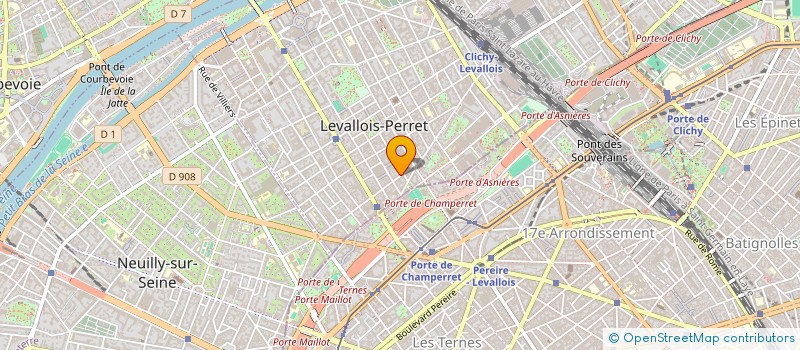 localisation de l'entreprise SECYMA à LEVALLOIS-PERRET