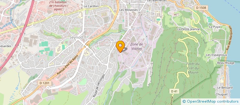 localisation de l'entreprise SED à ANNECY