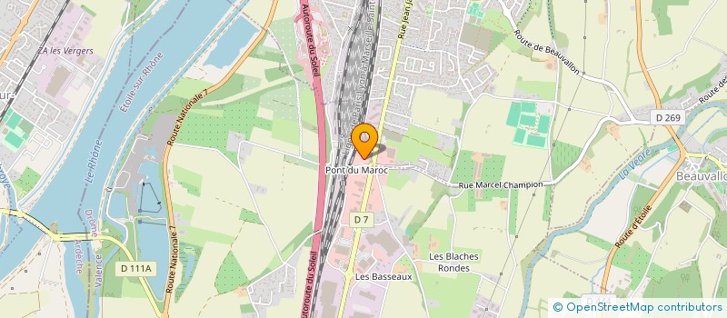 localisation de l'entreprise SED à ETOILE-SUR-RHONE