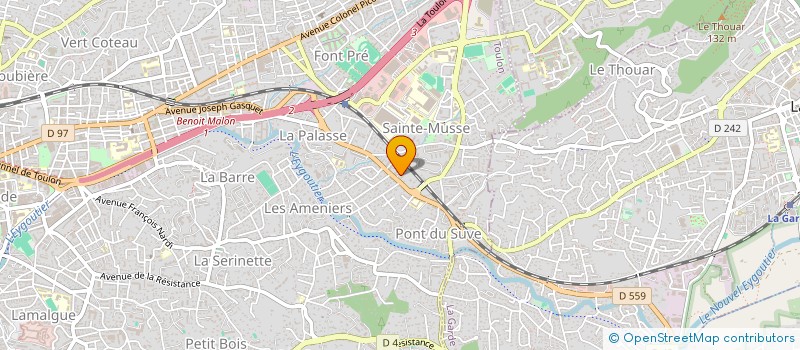 localisation de l'entreprise SED à TOULON