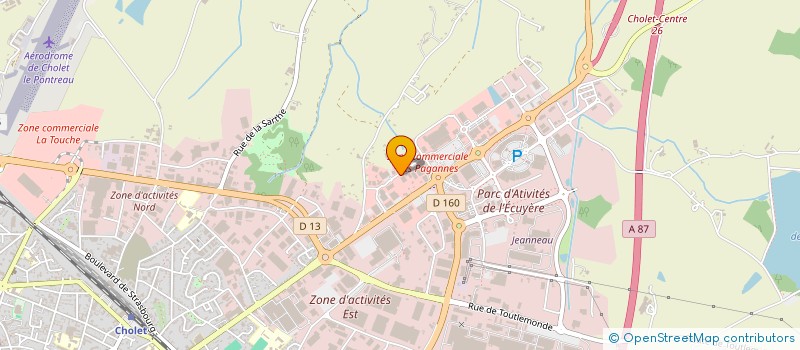 localisation de l'entreprise SED DECO à CHOLET