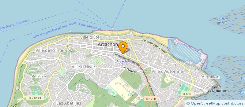 localisation de l'entreprise SED DUPUIS à ARCACHON
