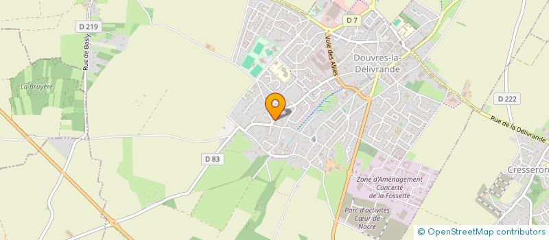 localisation de l'entreprise SED'IN FRANCE à DOUVRES-LA-DELIVRANDE