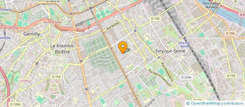 localisation de l'entreprise SED TRANSPORT à IVRY-SUR-SEINE