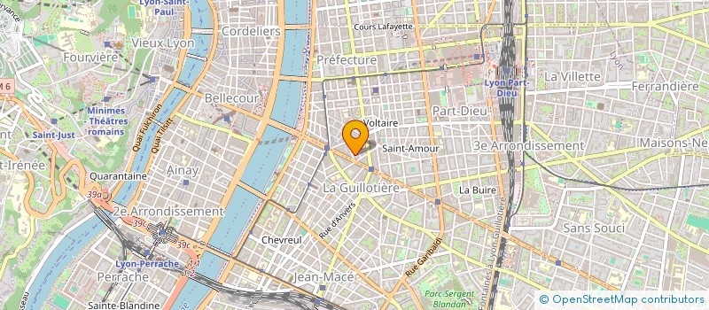 localisation de l'entreprise SEDA  LYON