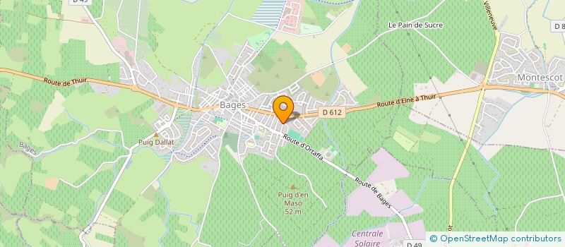 localisation de l'entreprise SEDA à BAGES