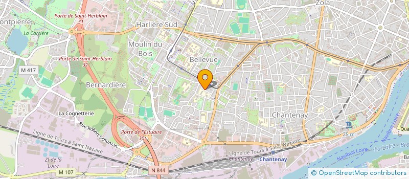 localisation de l'entreprise SEDA BATIMENT à NANTES