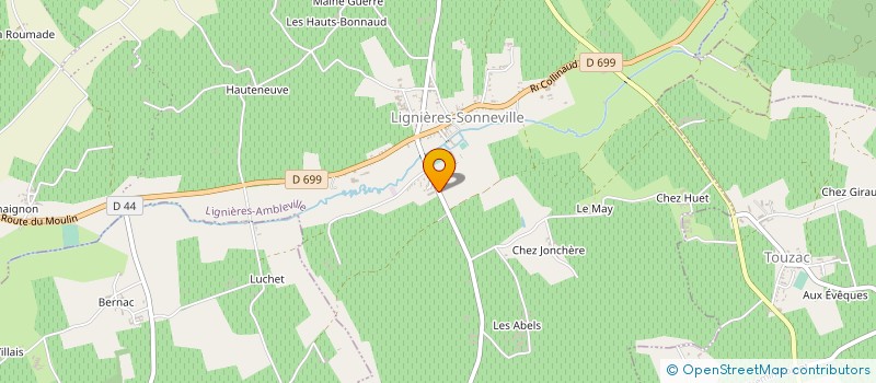 localisation de l'entreprise SEDA DELORIER à LIGNIERES-AMBLEVILLE