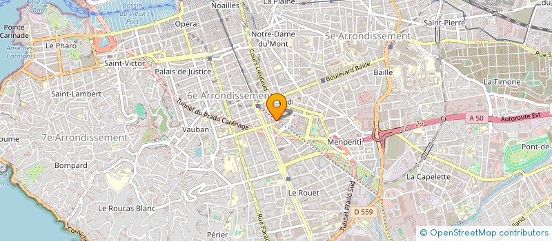 localisation de l'entreprise SEDA DELORME ET CIE à MARSEILLE