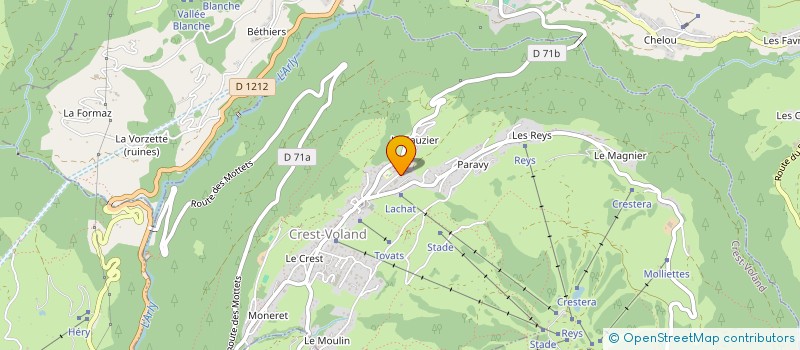 localisation de l'entreprise SEDA-DISTRI  CREST-VOLAND