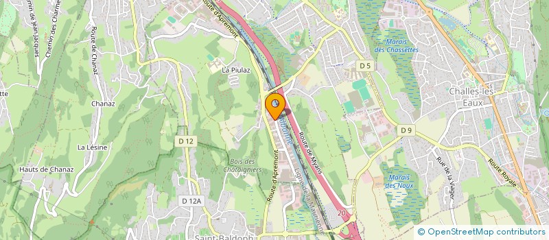 localisation de l'entreprise SEDA EJARQUE  LA RAVOIRE