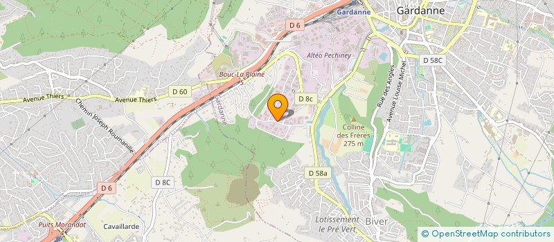 localisation de l'entreprise SEDA IMMO à GARDANNE