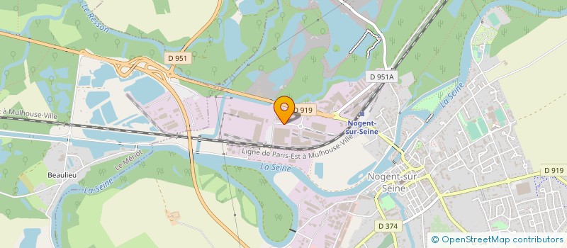 localisation de l'entreprise SEDAC FRANCE à NOGENT-SUR-SEINE