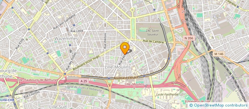 localisation de l'entreprise SEDAM à LILLE