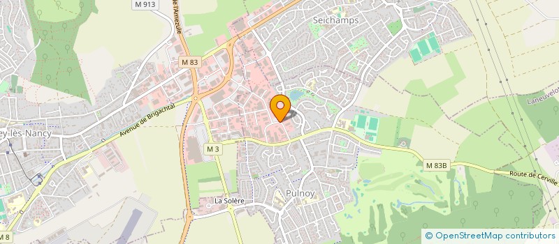 localisation de l'entreprise SEDAN ENERGIE à PULNOY