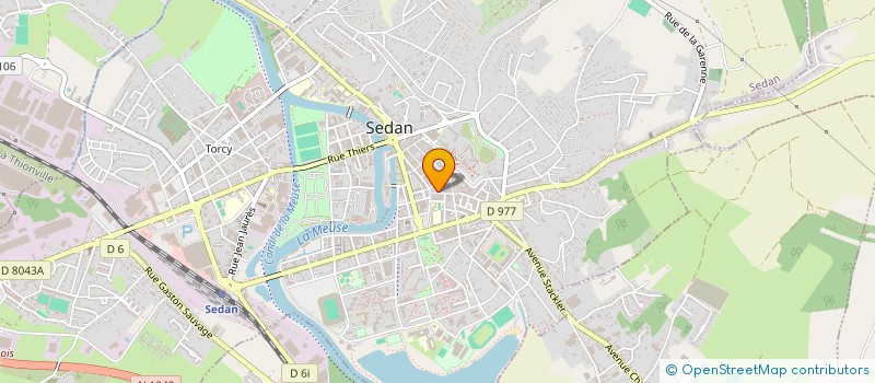 localisation de l'entreprise SEDAN GSM à SEDAN