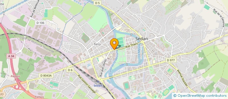 localisation de l'entreprise SEDAN RENOV à SEDAN