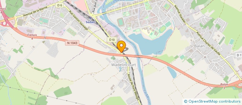 localisation de l'entreprise SEDAN SERVICE CHAUFFAGE ET RENOVATION à WADELINCOURT