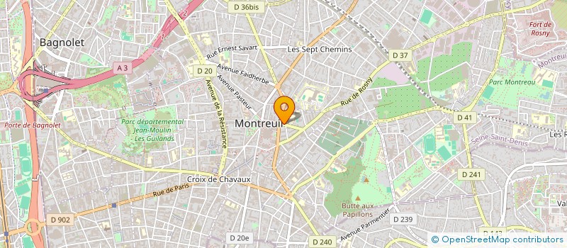 localisation de l'entreprise SEDANA ESSENTIAL à MONTREUIL