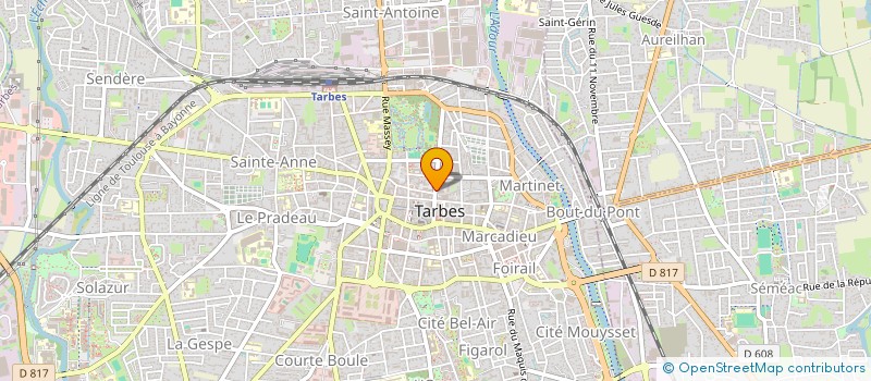 localisation de l'entreprise SEDAS  TARBES