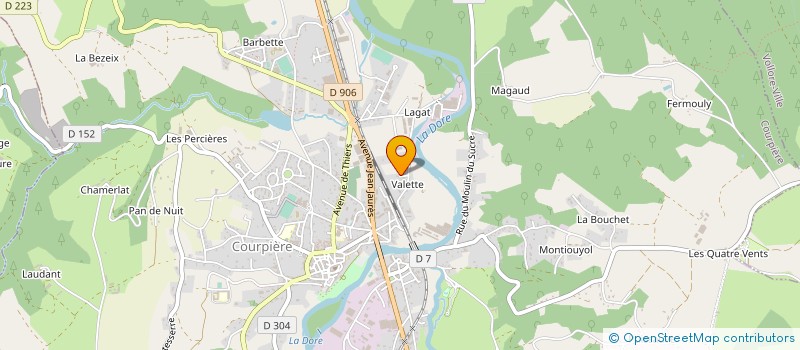 localisation de l'entreprise SEDASCO à COURPIERE