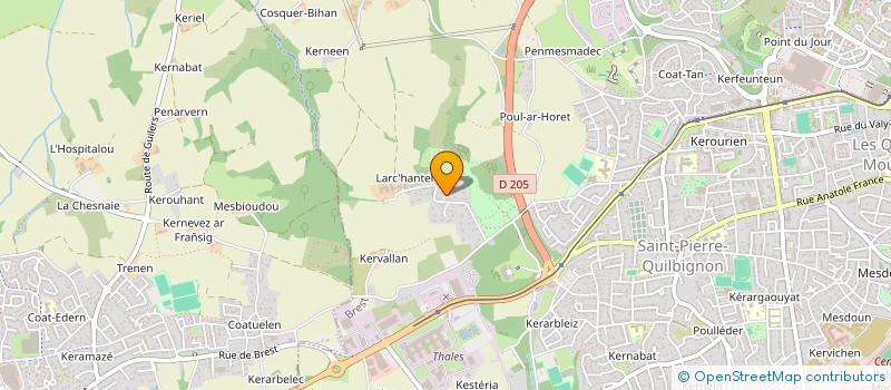 localisation de l'entreprise SEDASIS INGENIERIE à BREST