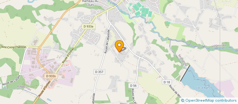 localisation de l'entreprise SEDAX  HAGETMAU