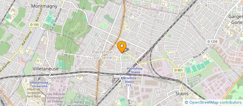 localisation de l'entreprise SEDC à PIERREFITTE-SUR-SEINE