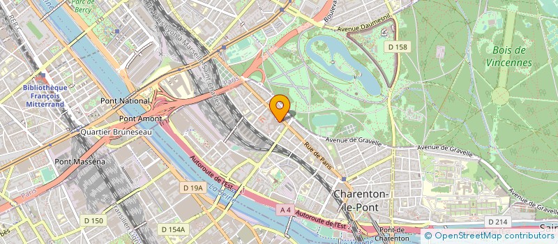 localisation de l'entreprise SEDDIF à CHARENTON-LE-PONT