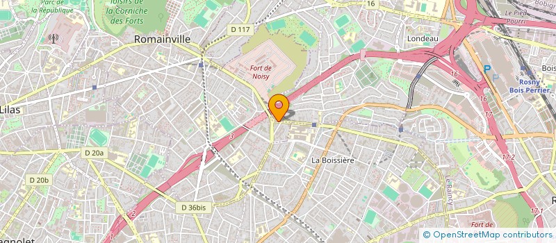 localisation de l'entreprise SEDDIK MEDIC à ROMAINVILLE