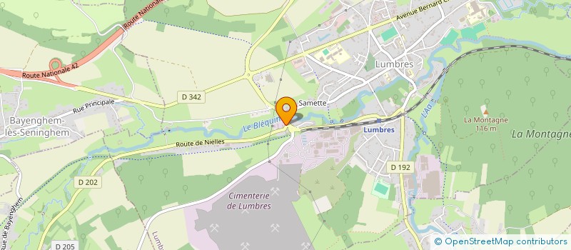 localisation de l'entreprise SEDDPACK à LUMBRES