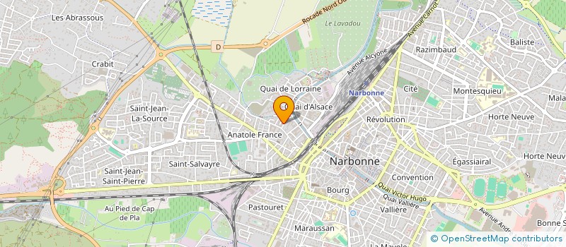 localisation de l'entreprise SEDE AFRIQUE  NARBONNE