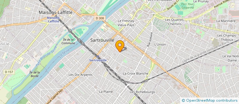 localisation de l'entreprise SEDE INVEST à SARTROUVILLE