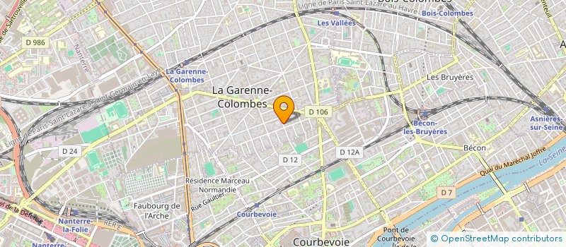 localisation de l'entreprise SEDEA à LA GARENNE-COLOMBES