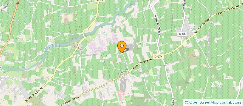 localisation de l'entreprise SEDEBI  CAROMB