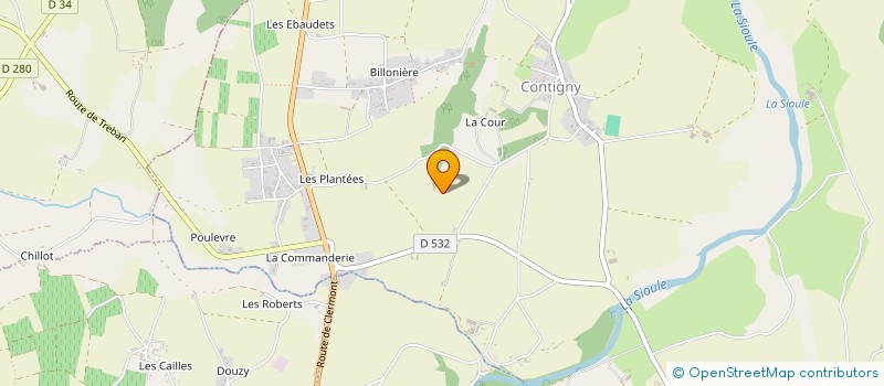 localisation de l'entreprise SEDEC HOLDING  ST POURCAIN SUR SIOULE