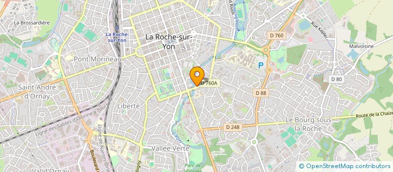 localisation de l'entreprise SEDECO à LA ROCHE-SUR-YON